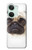 W1852 Pug Dog Hard Case and Leather Flip Case For OnePlus Nord 3