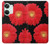 W2478 Red Daisy flower Hard Case and Leather Flip Case For OnePlus Nord 3