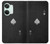 W3152 Black Ace of Spade Hard Case and Leather Flip Case For OnePlus Nord 3