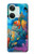 W3227 Underwater World Cartoon Hard Case and Leather Flip Case For OnePlus Nord 3