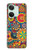 W3272 Colorful Pattern Hard Case and Leather Flip Case For OnePlus Nord 3