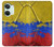 W3306 Colombia Flag Vintage Football Graphic Hard Case and Leather Flip Case For OnePlus Nord 3