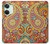 W3402 Floral Paisley Pattern Seamless Hard Case and Leather Flip Case For OnePlus Nord 3