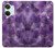 W3713 Purple Quartz Amethyst Graphic Printed Hard Case and Leather Flip Case For OnePlus Nord 3