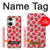 W3719 Strawberry Pattern Hard Case and Leather Flip Case For OnePlus Nord 3