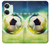 W3844 Glowing Football Soccer Ball Hard Case and Leather Flip Case For OnePlus Nord 3