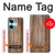 W0599 Wood Graphic Printed Hard Case and Leather Flip Case For OnePlus Nord CE3