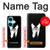 W1591 Anonymous Man in Black Suit Hard Case and Leather Flip Case For OnePlus Nord CE3