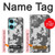 W2186 Gray Camo Camouflage Graphic Printed Hard Case and Leather Flip Case For OnePlus Nord CE3