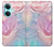 W3050 Vintage Pastel Flowers Hard Case and Leather Flip Case For OnePlus Nord CE3