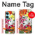 W3205 Retro Art Flowers Hard Case and Leather Flip Case For OnePlus Nord CE3