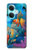 W3227 Underwater World Cartoon Hard Case and Leather Flip Case For OnePlus Nord CE3