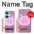 W3269 Pig Cartoon Hard Case and Leather Flip Case For OnePlus Nord CE3