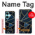 W3479 Navy Blue Graphic Art Hard Case and Leather Flip Case For OnePlus Nord CE3