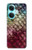 W3539 Mermaid Fish Scale Hard Case and Leather Flip Case For OnePlus Nord CE3