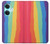 W3799 Cute Vertical Watercolor Rainbow Hard Case and Leather Flip Case For OnePlus Nord CE3