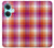 W3941 LGBT Lesbian Pride Flag Plaid Hard Case and Leather Flip Case For OnePlus Nord CE3