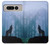 W0935 Wolf Howling in Forest Hard Case and Leather Flip Case For Google Pixel Fold