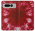 W2480 Tie Dye Red Hard Case and Leather Flip Case For Google Pixel Fold