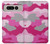 W2525 Pink Camo Camouflage Hard Case and Leather Flip Case For Google Pixel Fold