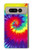 W2884 Tie Dye Swirl Color Hard Case and Leather Flip Case For Google Pixel Fold