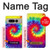 W2884 Tie Dye Swirl Color Hard Case and Leather Flip Case For Google Pixel Fold