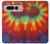 W2985 Colorful Tie Dye Texture Hard Case and Leather Flip Case For Google Pixel Fold