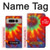 W2985 Colorful Tie Dye Texture Hard Case and Leather Flip Case For Google Pixel Fold