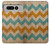 W3033 Vintage Wood Chevron Graphic Printed Hard Case and Leather Flip Case For Google Pixel Fold