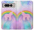 W3070 Rainbow Unicorn Pastel Sky Hard Case and Leather Flip Case For Google Pixel Fold