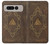 W3219 Spell Book Cover Hard Case and Leather Flip Case For Google Pixel Fold