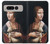 W3471 Lady Ermine Leonardo da Vinci Hard Case and Leather Flip Case For Google Pixel Fold