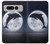 W3510 Dolphin Moon Night Hard Case and Leather Flip Case For Google Pixel Fold