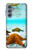 W1679 Starfish Sea Beach Hard Case and Leather Flip Case For Samsung Galaxy M34 5G