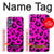 W1850 Pink Leopard Pattern Hard Case and Leather Flip Case For Samsung Galaxy M34 5G