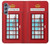 W2059 England British Telephone Box Minimalist Hard Case and Leather Flip Case For Samsung Galaxy M34 5G