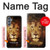 W3182 Lion Hard Case and Leather Flip Case For Samsung Galaxy M34 5G