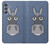 W3271 Donkey Cartoon Hard Case and Leather Flip Case For Samsung Galaxy M34 5G