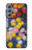 W3342 Claude Monet Chrysanthemums Hard Case and Leather Flip Case For Samsung Galaxy M34 5G