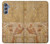 W3398 Egypt Stela Mentuhotep Hard Case and Leather Flip Case For Samsung Galaxy M34 5G