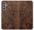 W3405 Fish Tattoo Leather Graphic Print Hard Case and Leather Flip Case For Samsung Galaxy M34 5G