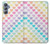 W3499 Colorful Heart Pattern Hard Case and Leather Flip Case For Samsung Galaxy M34 5G