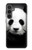 W1072 Panda Bear Hard Case and Leather Flip Case For Samsung Galaxy S23 FE