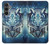 W1135 Wolf with knives Rock Hard Case and Leather Flip Case For Samsung Galaxy S23 FE