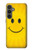 W1146 Yellow Sun Smile Hard Case and Leather Flip Case For Samsung Galaxy S23 FE