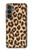 W2204 Leopard Pattern Graphic Printed Hard Case and Leather Flip Case For Samsung Galaxy S23 FE