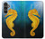 W2444 Seahorse Underwater World Hard Case and Leather Flip Case For Samsung Galaxy S23 FE