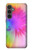 W2488 Tie Dye Color Hard Case and Leather Flip Case For Samsung Galaxy S23 FE