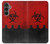 W2917 Biohazards Virus Red Alert Hard Case and Leather Flip Case For Samsung Galaxy S23 FE