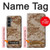 W2939 Desert Digital Camo Camouflage Hard Case and Leather Flip Case For Samsung Galaxy S23 FE